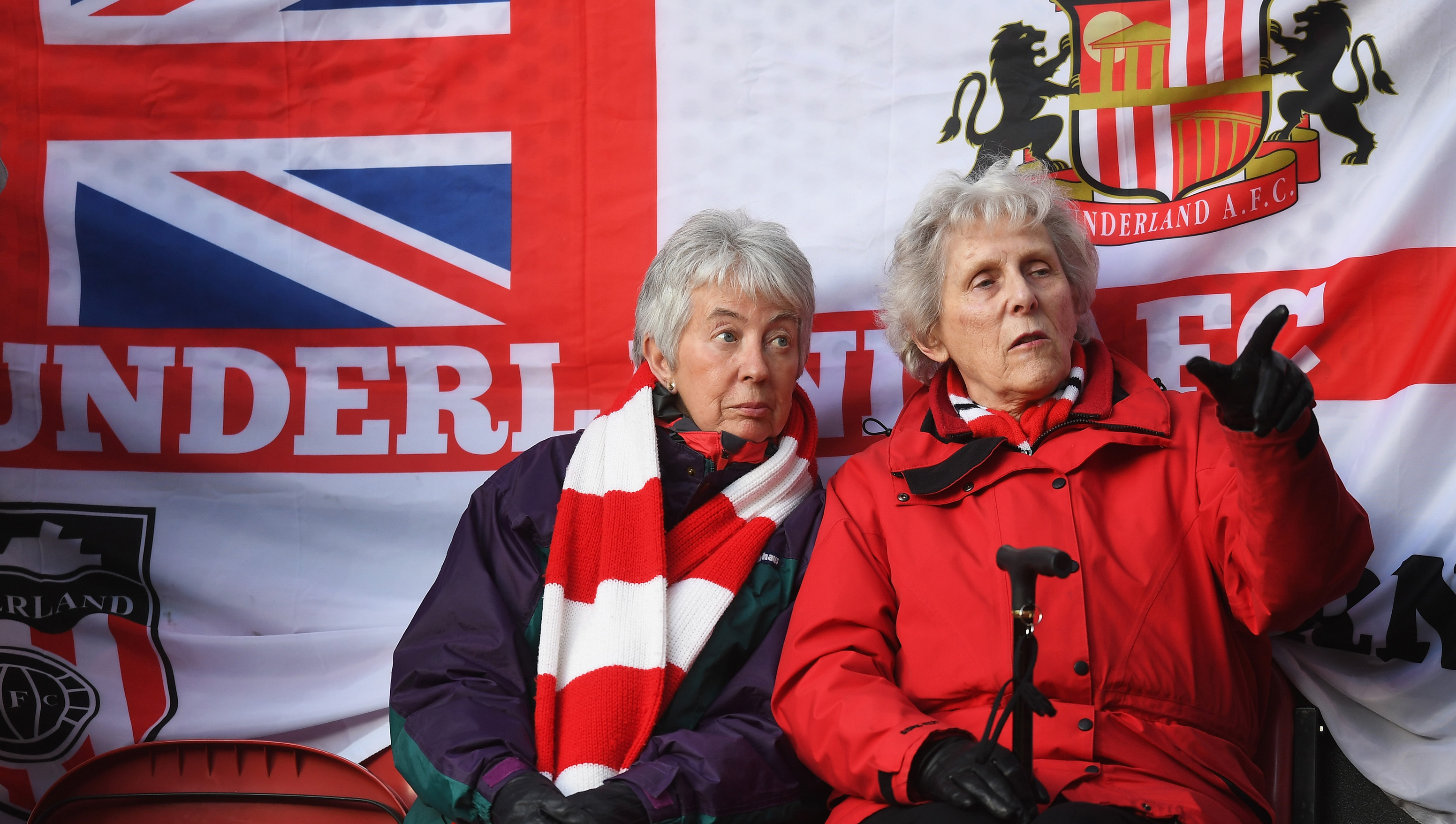 Sunderland fans at the Riverside