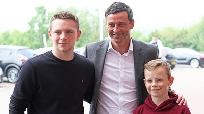 Jack Ross meets some of the red and white army.
